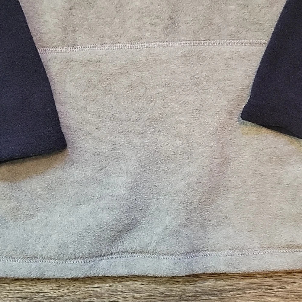Childrens place one quarter zip navy,  royal gray fleece pull over 14/XL